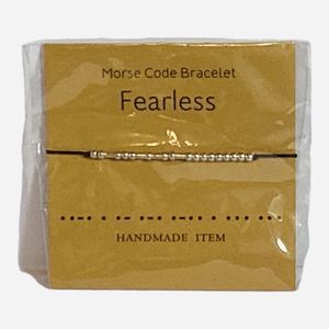 Morse Code Bracelet, Adjustable, Motivational! Great Gift